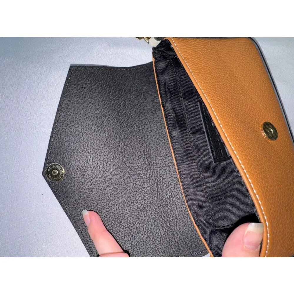 Borse Pelle, light Brown and Cream Leather bag.